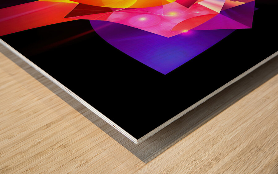 Elegant Drift Impression sur bois