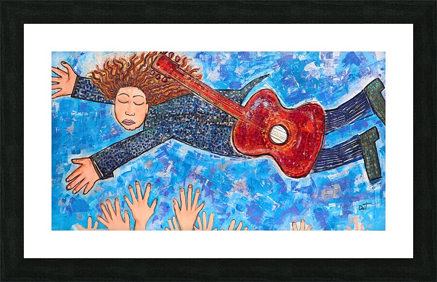 Diving Picture Frame print