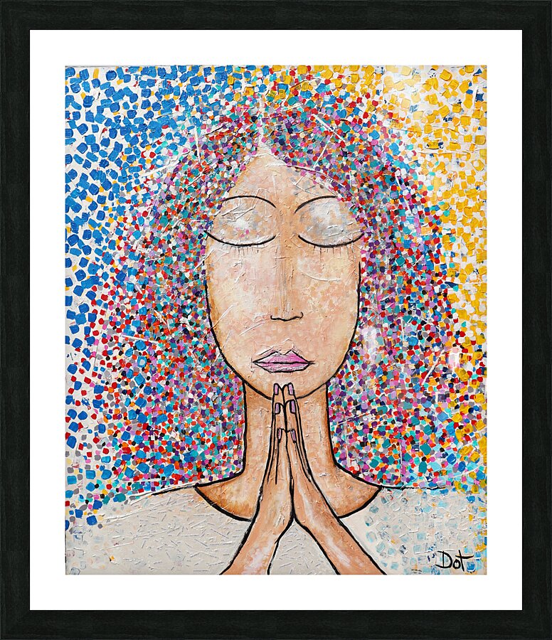 Priere Picture Frame print