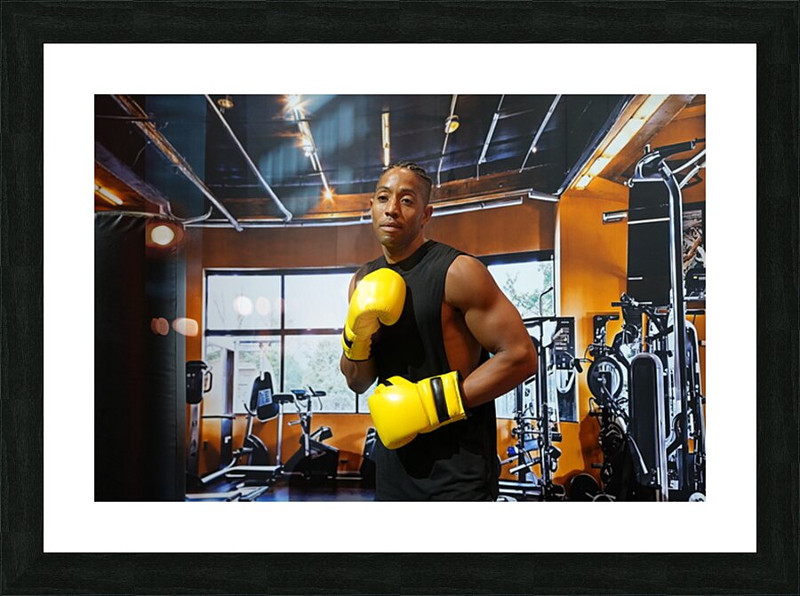 boxer3 Picture Frame print
