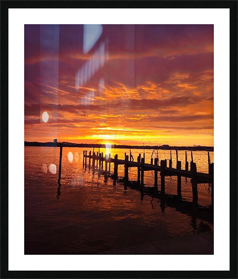 Sunrise4 Picture Frame print