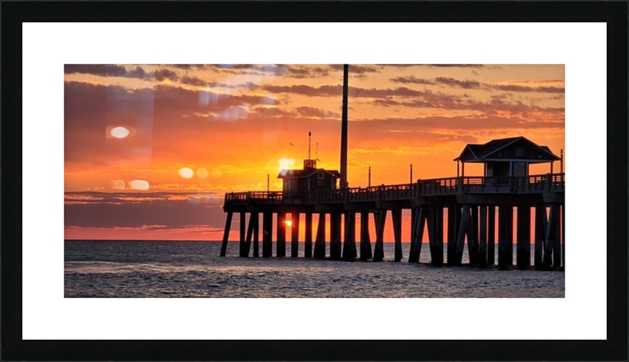 sunset15 Picture Frame print