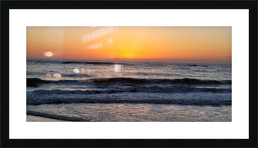 sunset11 Picture Frame print