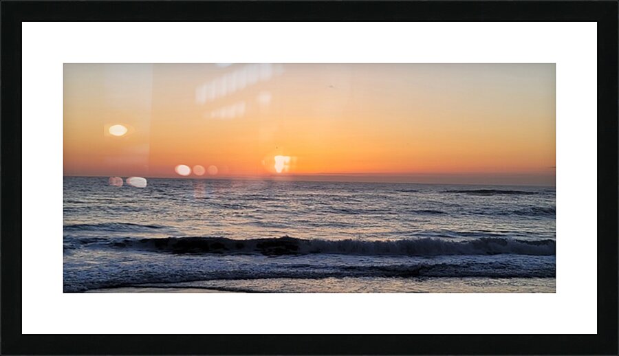 sunset10 Picture Frame print