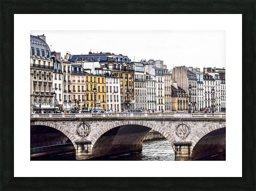 Along the Seine Picture Frame print