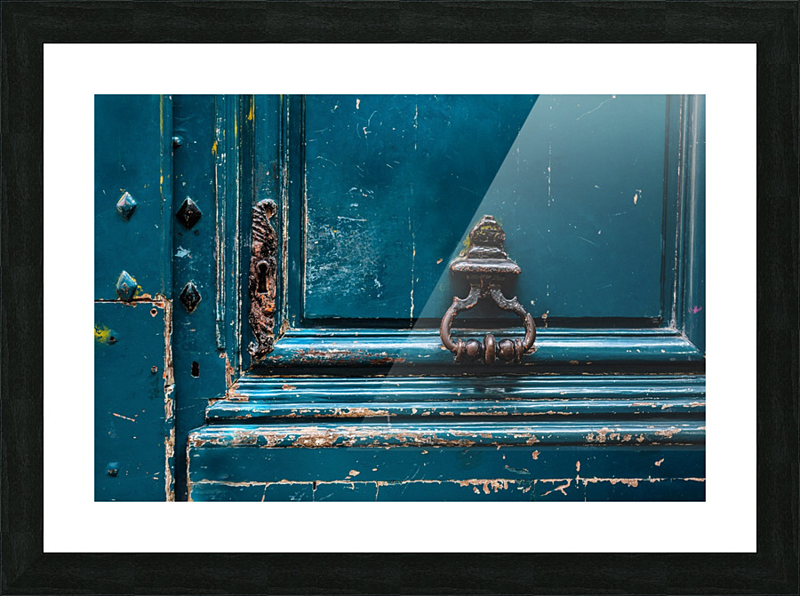 Parisian Blue Picture Frame print
