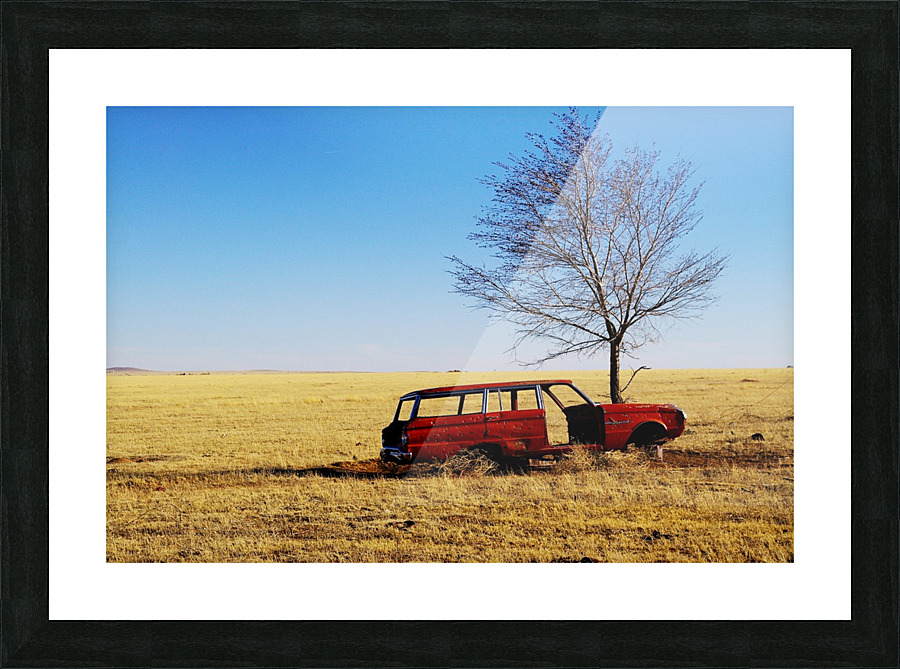 Abandoned Picture Frame print