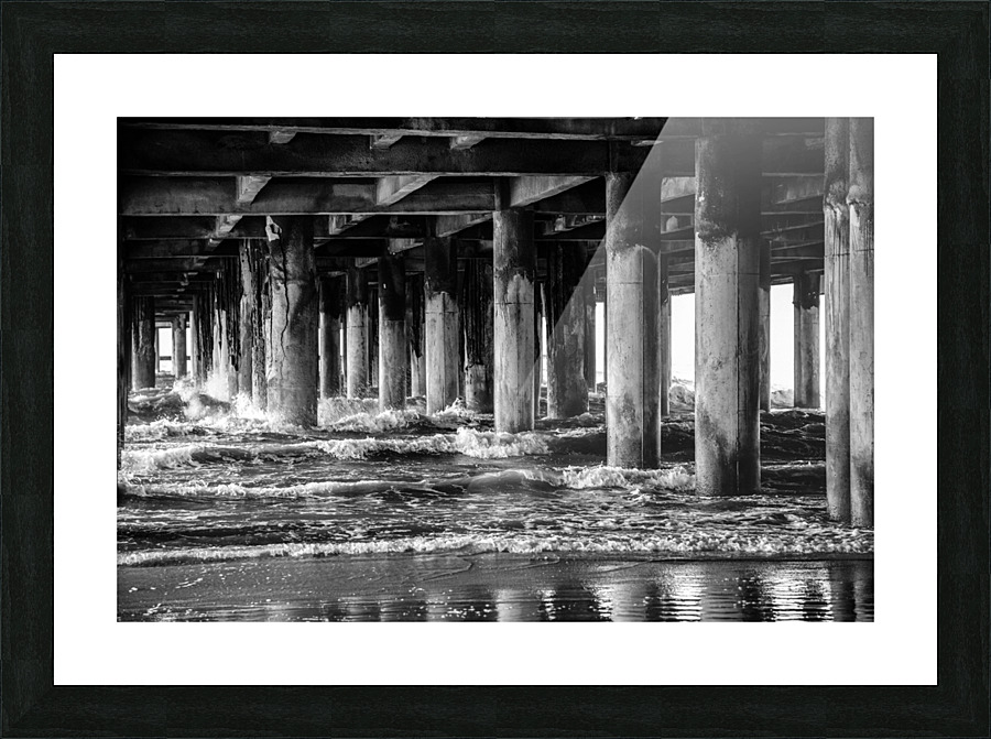 Under the Boardwalk Picture Frame print