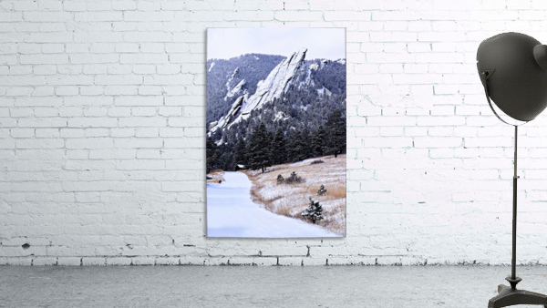 Boulder Flatirons Wall Preview