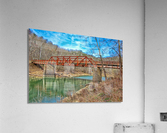 Old Sublimity Bridge Acrylic Print
