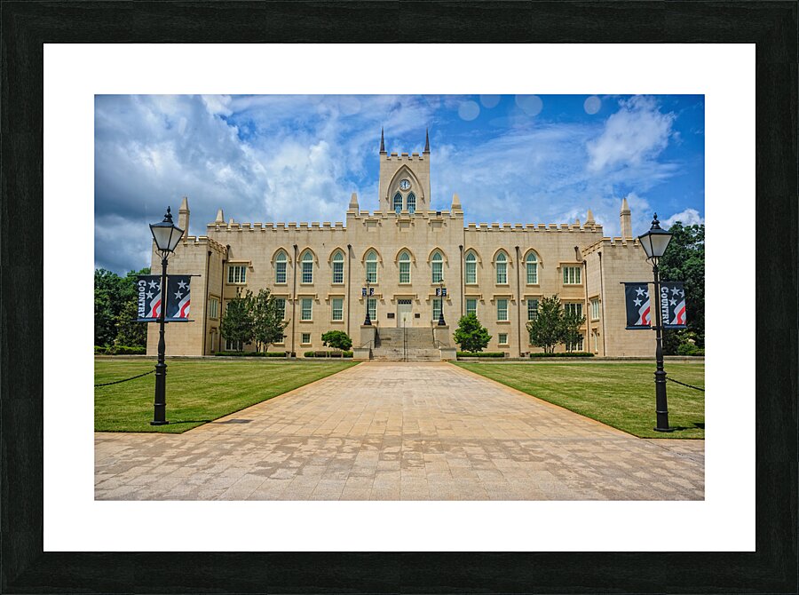 Old Georgia state capitol Picture Frame print