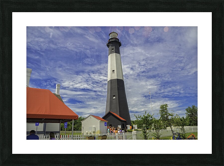Tybee Island Lighthouse Picture Frame print