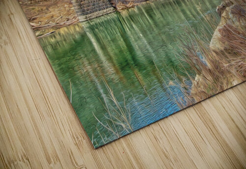 Old Sublimity Bridge Barry Fowler puzzle