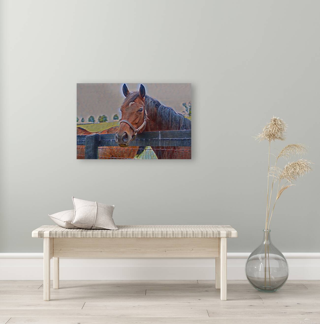 Horse Portrait Reproduction