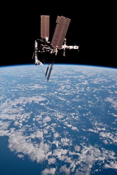 ISS and Docked Shuttle Digital Download