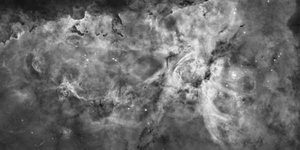  Carina Nebula in B&W Digital Download
