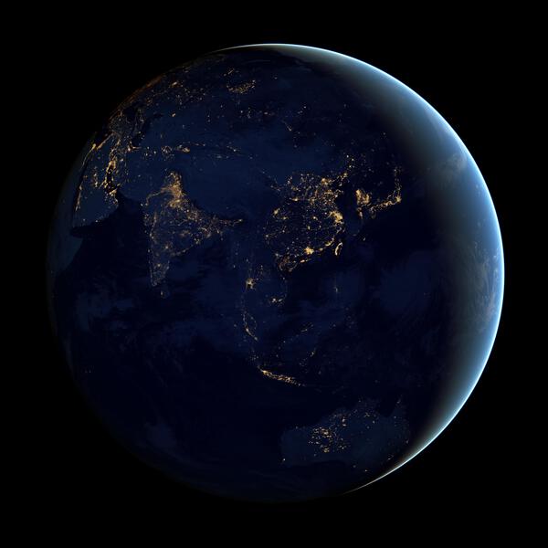 Earth at Night Digital Download