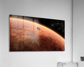 Curiosity Approaching Mars Acrylic Print