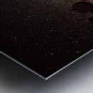 Starry night from iss Metal print