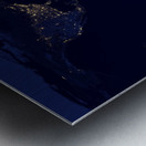 Our World at Night Metal print