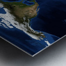 Our World from Space Metal print