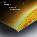 Planets of the Solar System Metal print