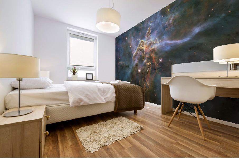 Mystic Mountain Nebula Mural print