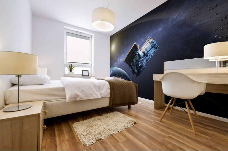 Searching for Asteroids Mural print