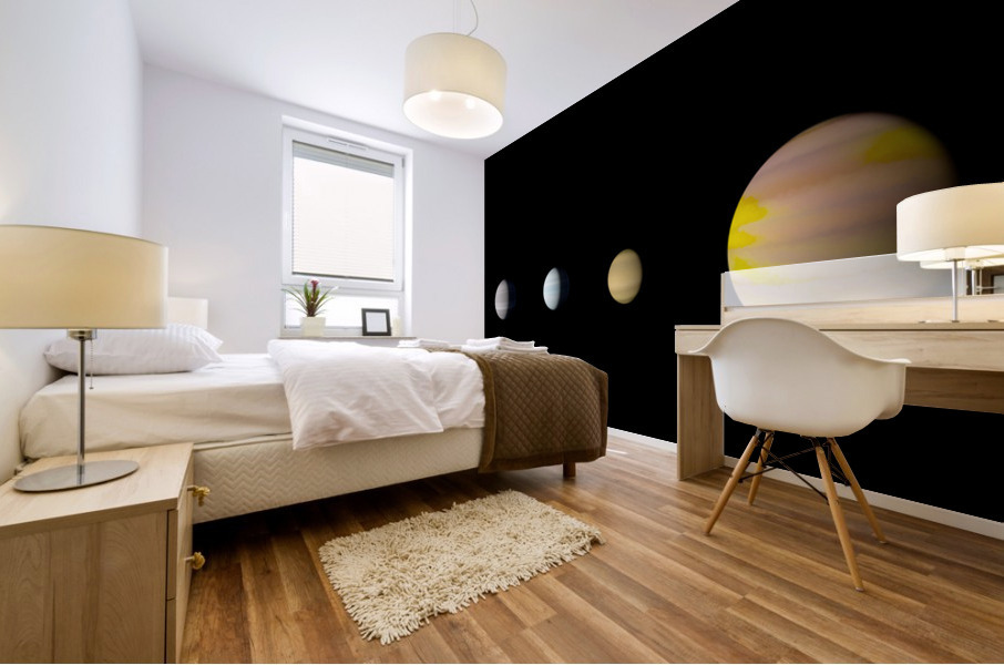 Eighth Planet Circling Distant Star Mural print