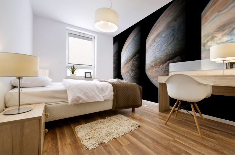 95 Minutes Over Jupiter Mural print