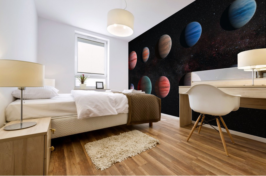 Hot Jupiter Exoplanets Mural print