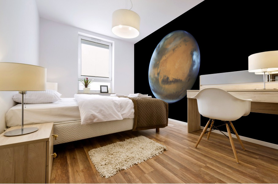 New Hubble Portrait of Mars Mural print
