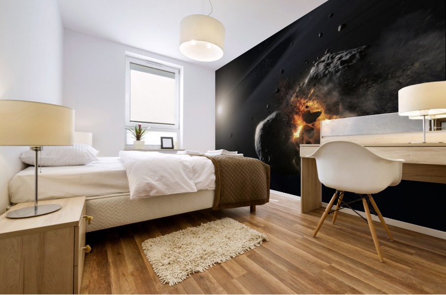 Exoplanet Apparently Disappears Mural print