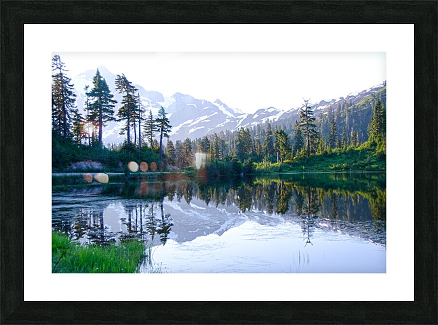 Mountain Reflections Picture Frame print