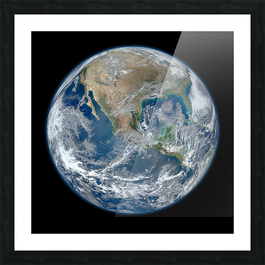 Earth from Space Picture Frame print