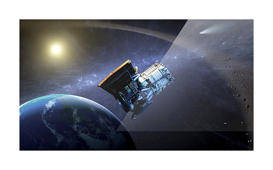 Searching for Asteroids Picture Frame print