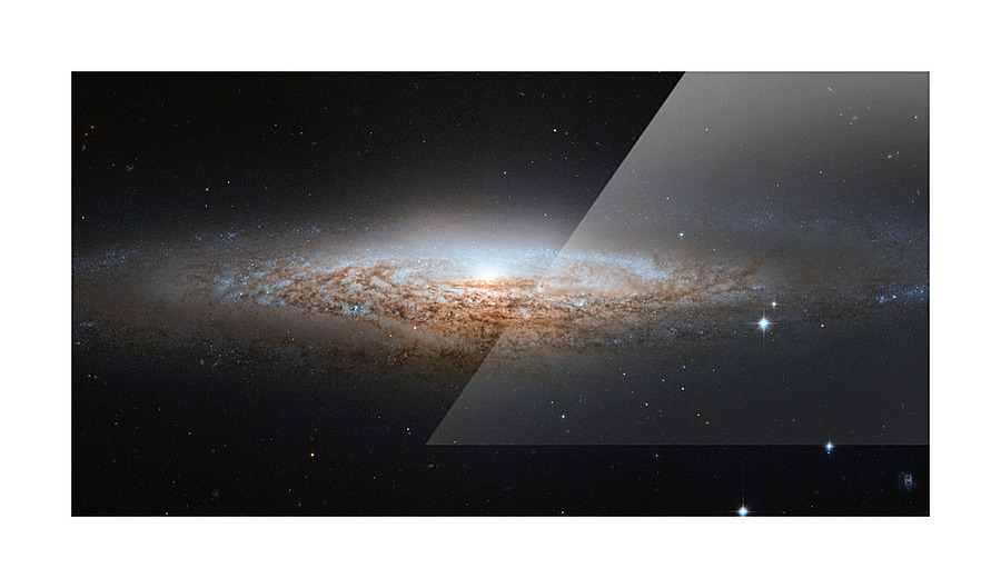 Spiral Galaxy Picture Frame print