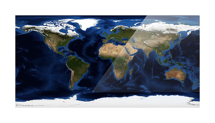 Our World from Space Picture Frame print