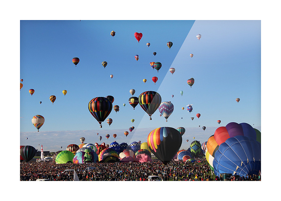 Balloon Fiesta at NASA Picture Frame print