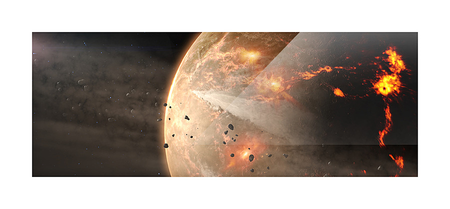 Impacts Picture Frame print