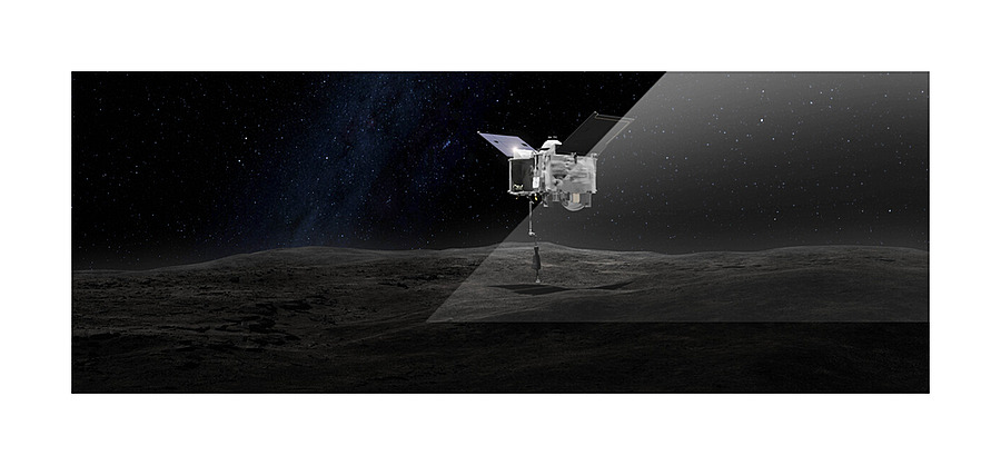 Bennu Mapping Asteroids Picture Frame print