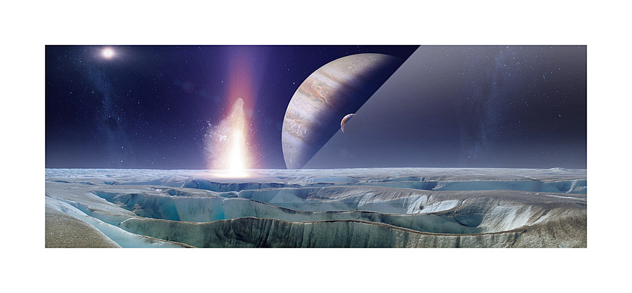 Europa Picture Frame print