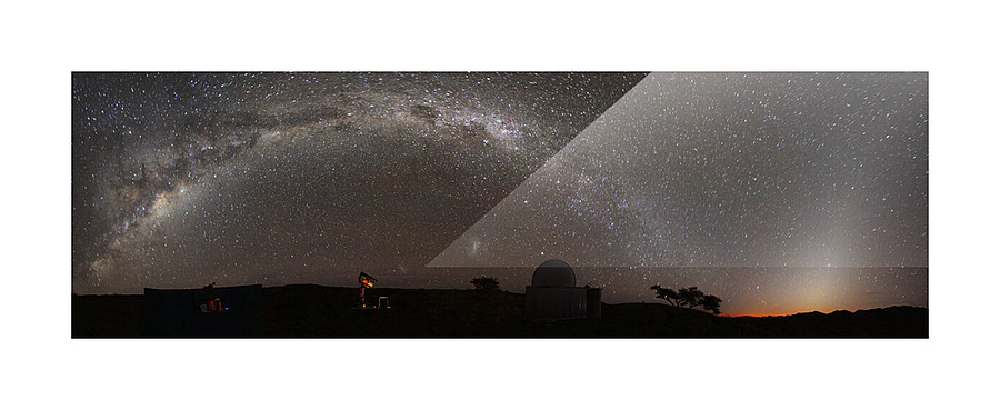 Zodiacal Light Over Namibia Picture Frame print