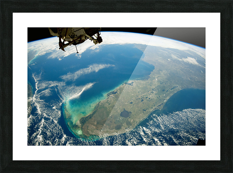 Florida from the ISS Picture Frame print
