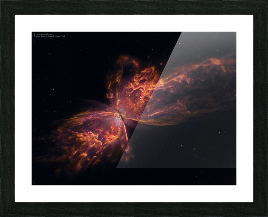 The Butterfly Nebula from Hubble Picture Frame print