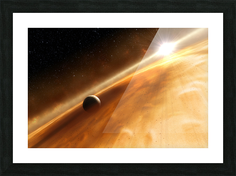 Hubble Observes a Planet Picture Frame print