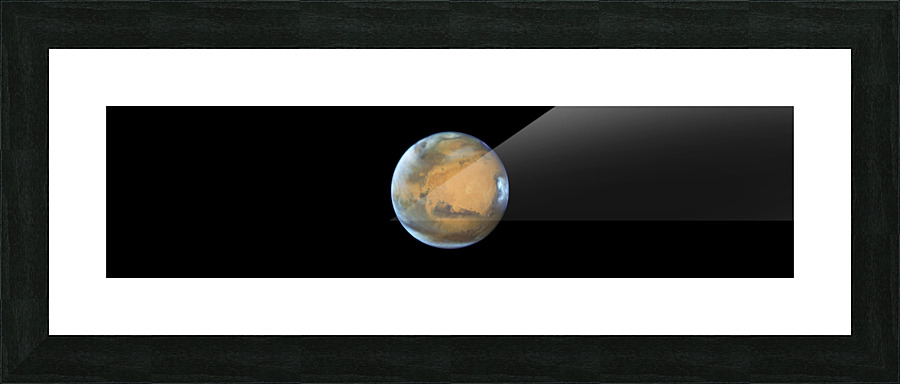 New Hubble Portrait of Mars Picture Frame print