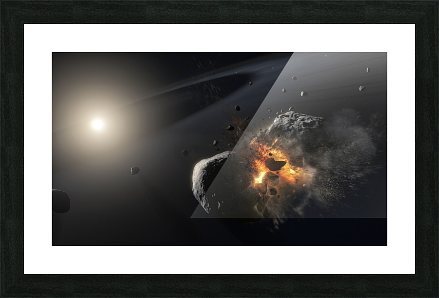 Exoplanet Apparently Disappears Picture Frame print