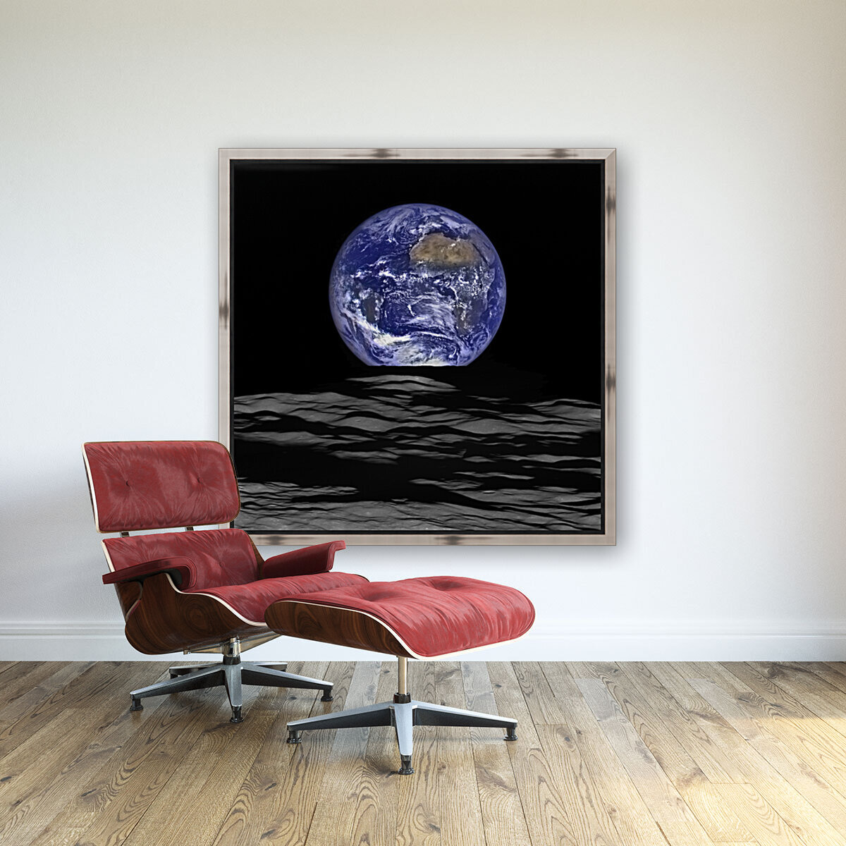 Earth as Seen from the Moon Reproduction