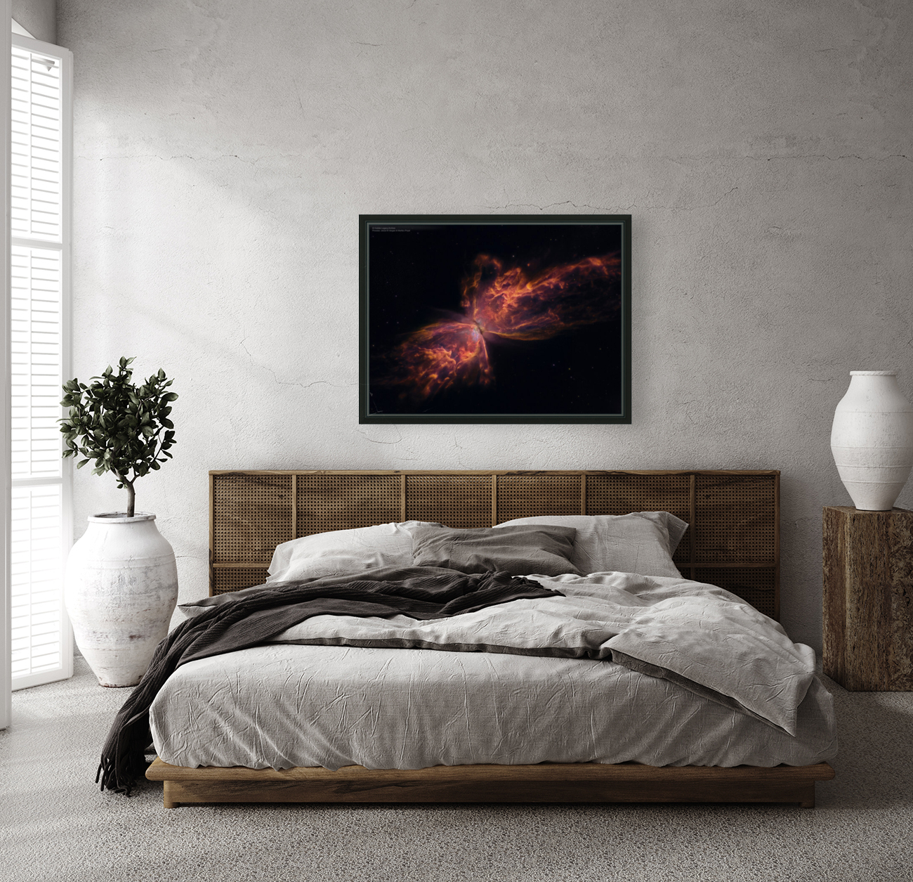 The Butterfly Nebula from Hubble Reproduction